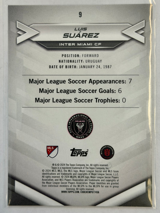 Luis Suarez Topps MLS Superstars #9 2024