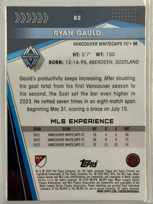Ryan Gauld Topps Chrome Whitecaps FC #82 2024 - GREEN
