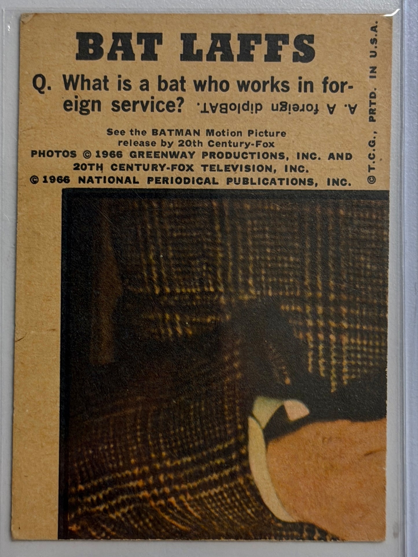 Batman Bat-laughs Card #23 1966
