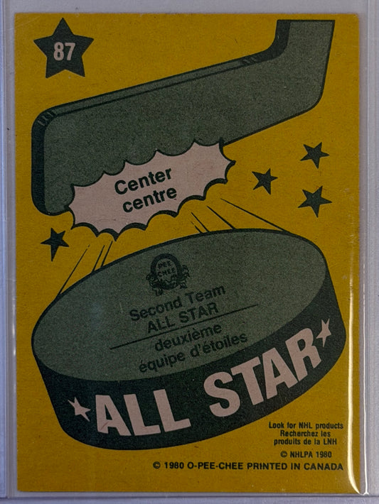 Wayne Gretzky O-Pee-Chee Oilers All-Star #87 1980-81