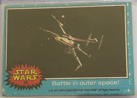 1977 Topps Star Wars Battle in Outer Space! #53