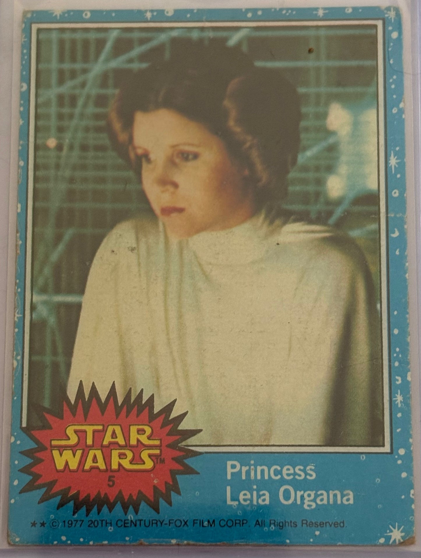 1977 Topps Star Wars Princess Leia Organa #5