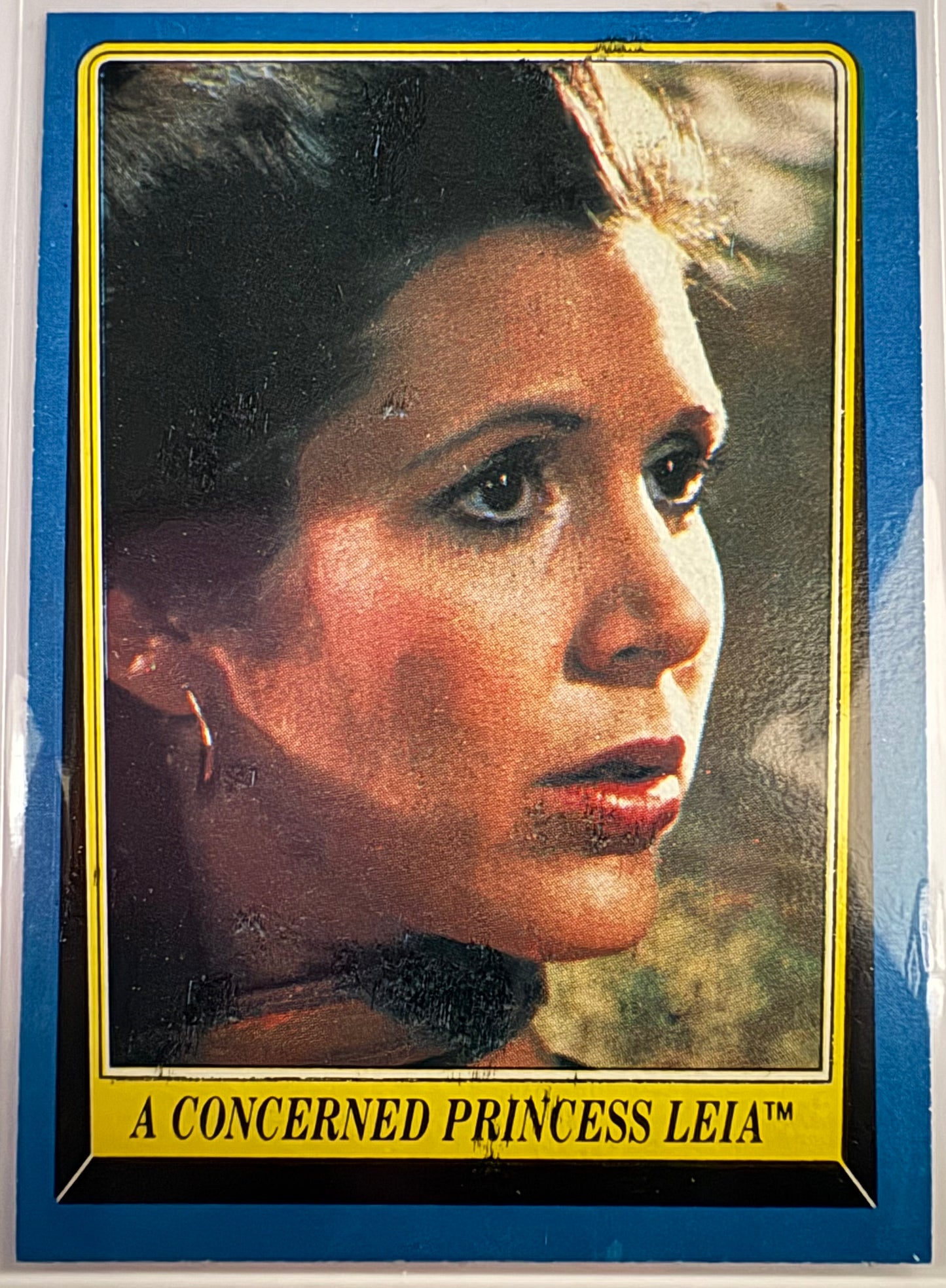1983 Topps Star Wars: ROTJ A Concerned Princess Leia #183