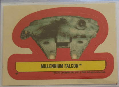 1983 Topps Star Wars: ROTJ Millennium Falcon Sticker #44