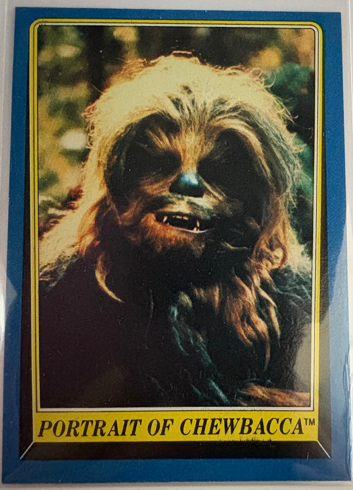 1983 Topps Star Wars: ROTJ Portrait of Chewbacca #219