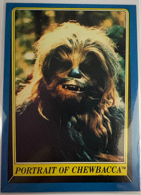 1983 Topps Star Wars: ROTJ Portrait of Chewbacca #219