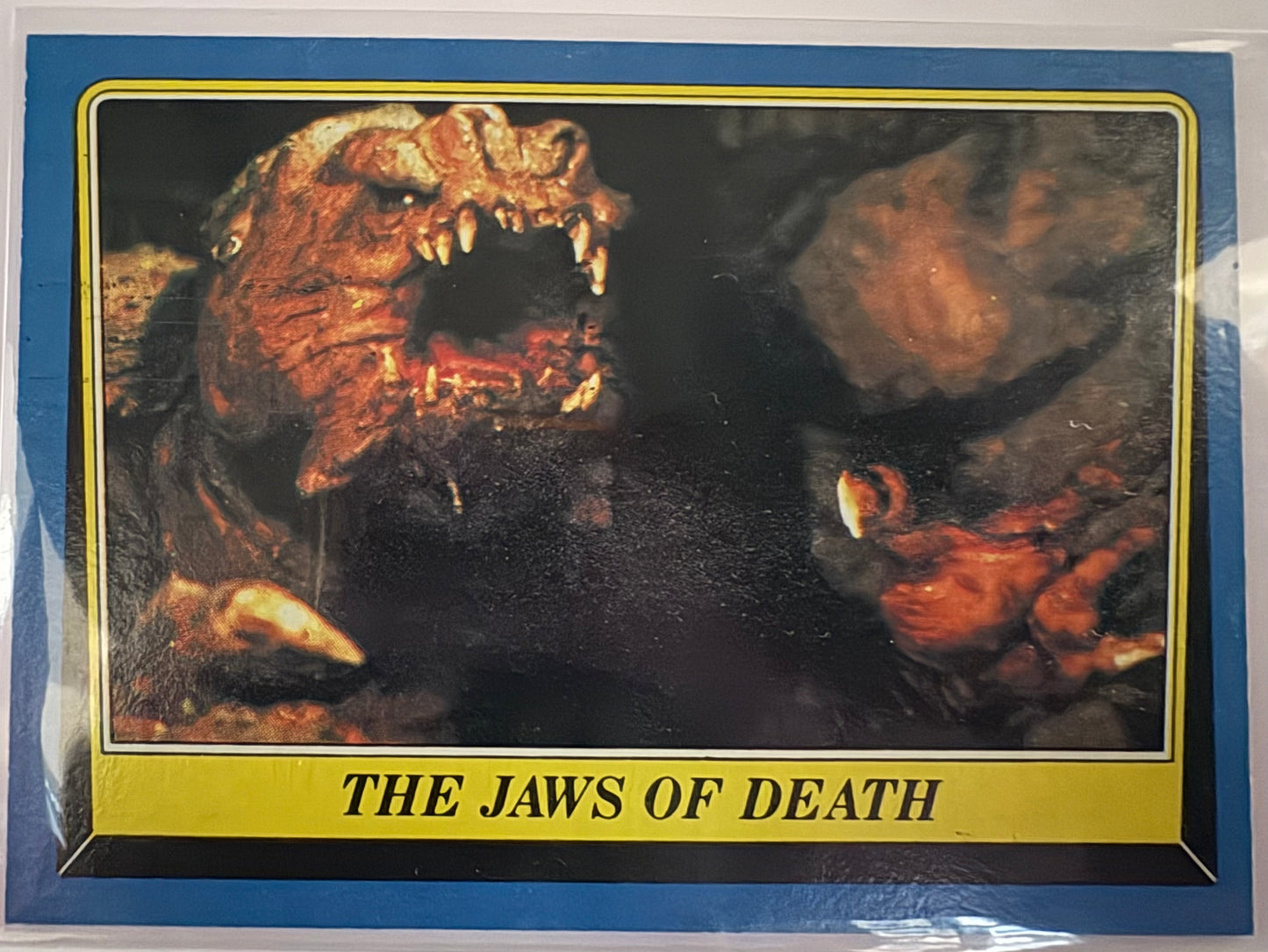 1983 Topps Star Wars: ROTJ The Jaws of Death #156