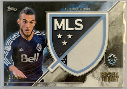 Russell Teibert CJR-RT Topps Apex Crest Jumbo Relic 67/99 2015