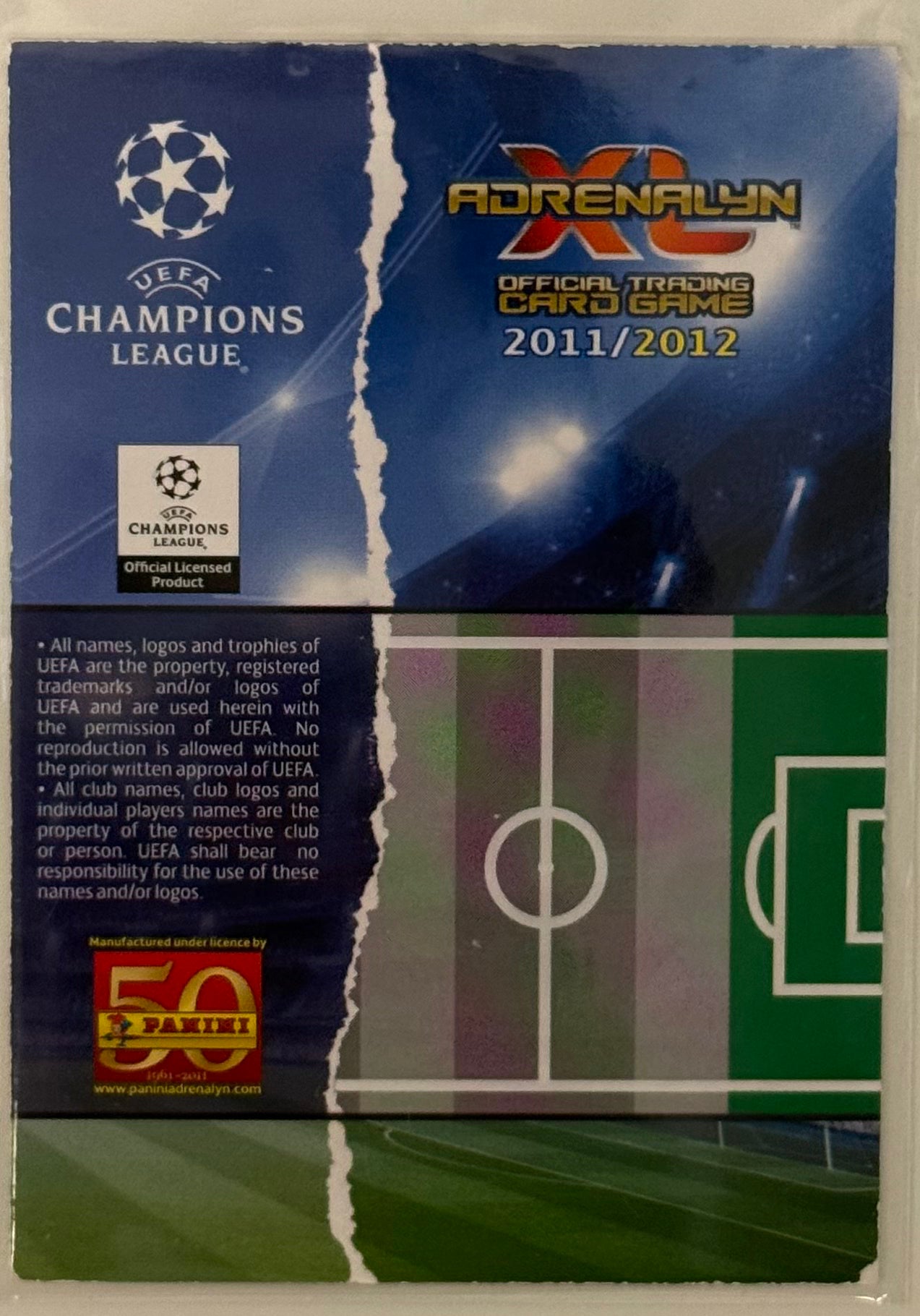 2010-11 David Villa FCB Panini XL Adrenalyn UEFA Champions League