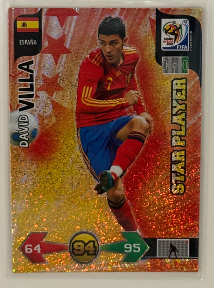 2010 David Villa Team Spain Panini XL Adrenalyn South Africa '10 FIFA World Cup