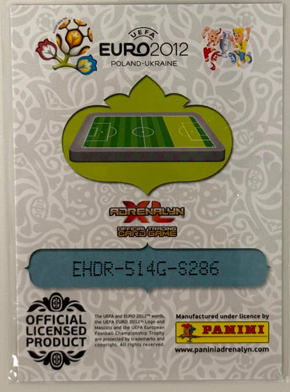 2012 David Villa Team Spain Panini XL Chrome Silver Adrenalyn Poland/Ukraine '12 UEFA Euro