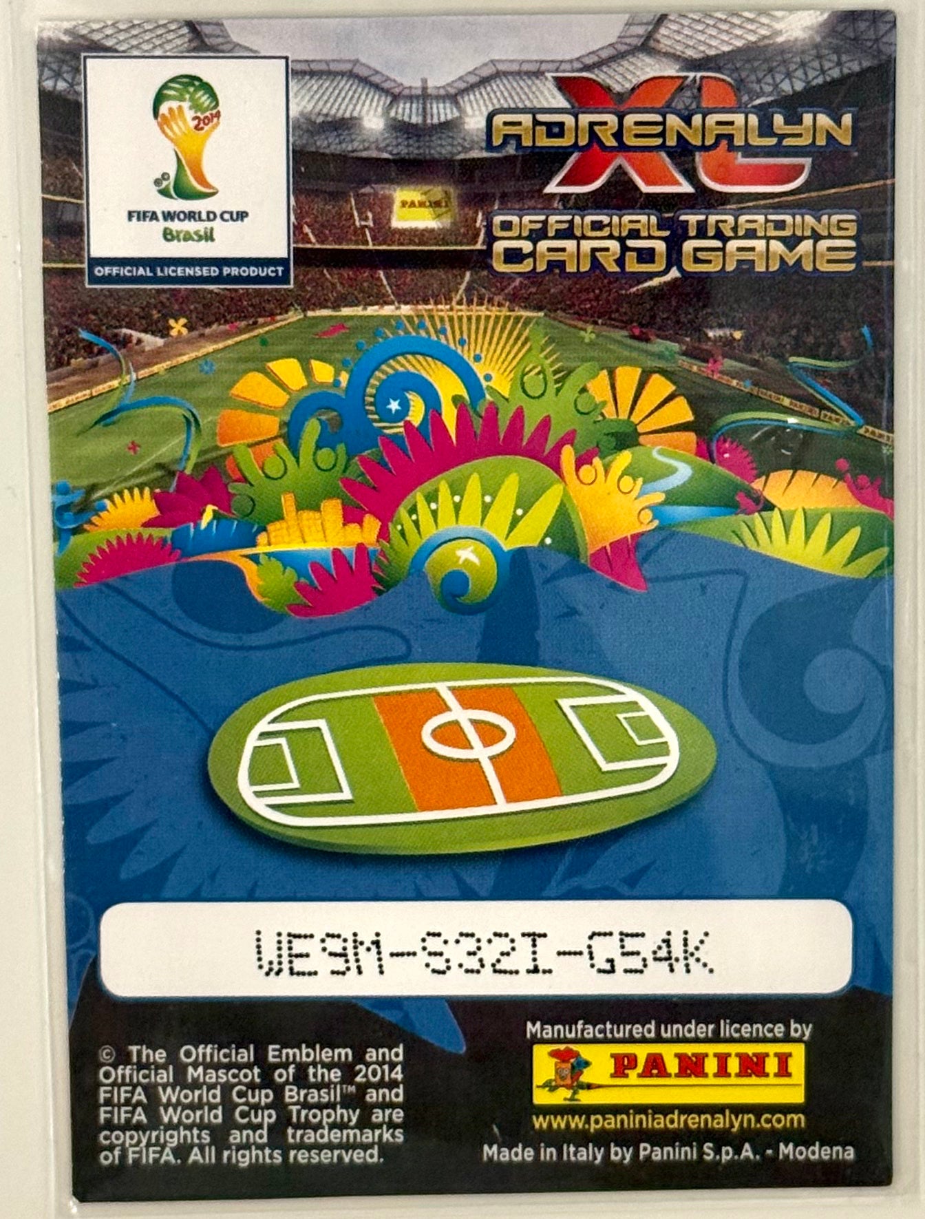 2014 Xabi Alonso Team Spain Panini XL Adrenalyn Brasil '14 FIFA World Cup