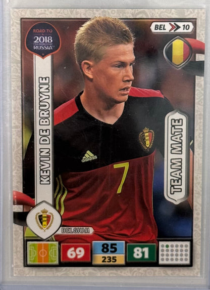 2018 Kevin de Bruyne Team Belgium Panini XL Adrenalyn Russia '18 FIFA World Cup