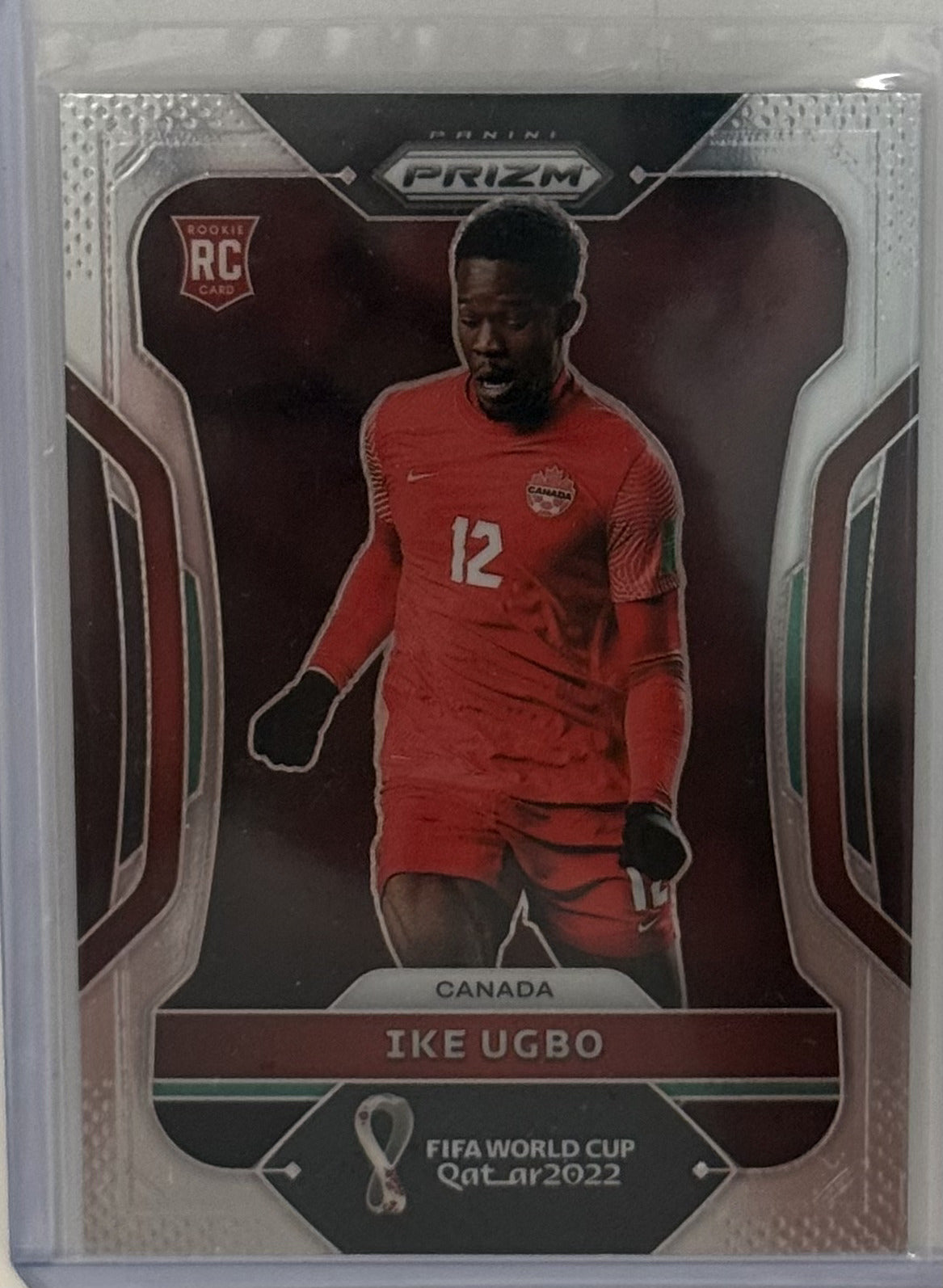 2022 Ike Ugbo Team Canada Panini Prizm FIFA World Cup Qatar #48 RC