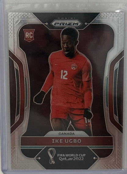 2022 Ike Ugbo Team Canada Panini Prizm FIFA World Cup Qatar #48 RC