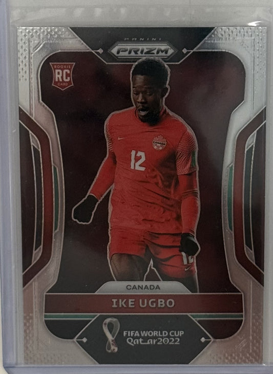 2022 Ike Ugbo Team Canada Panini Prizm FIFA World Cup Qatar #48 RC