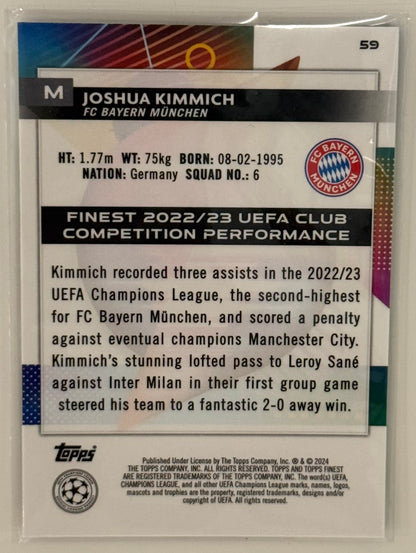 2024 Joshua Kimmich FC Bayern Topps Finest #59