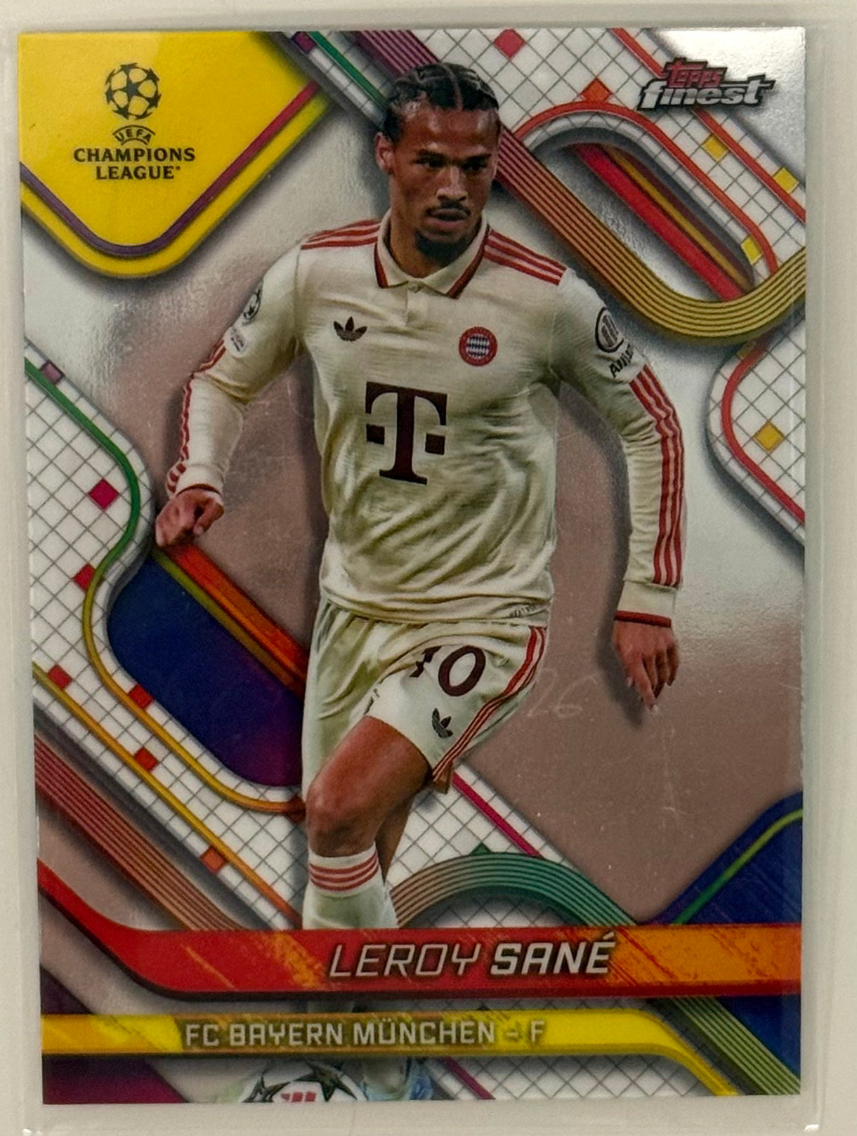 2025 Leroy Sané FC Bayern Topps Finest UEFA Champions League #79