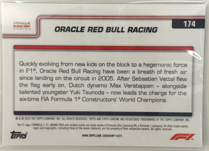 2025 Oracle Red Bull Racing #174 - Topps Chrome Formula 1 F1