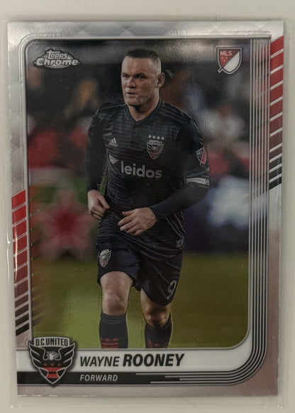 2025 Wayne Rooney DC United Topps Chrome Silver #35