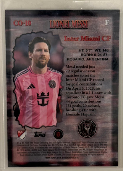 2025 Lionel Messi Inter Miami Topps Chrome CO-10