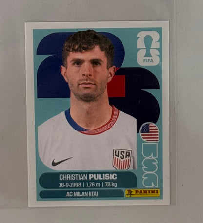 2026 Christian Pulisic USA Panini FIFA World Cup Sticker White #USA 16
