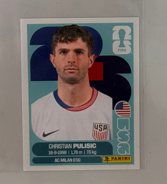 2026 Christian Pulisic USA Panini FIFA World Cup Sticker White #USA 16