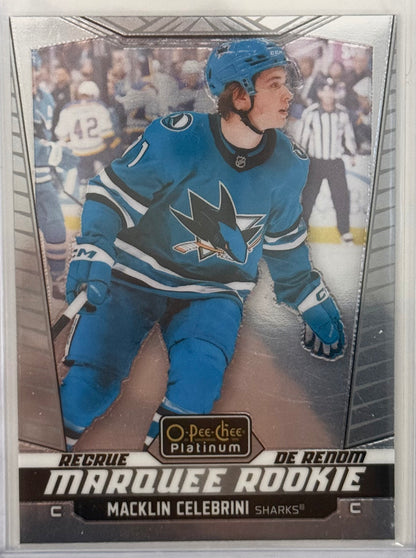 Macklin Celebrini Marquee Rookie #263 2024-25 O-Pee-Chee Platinum