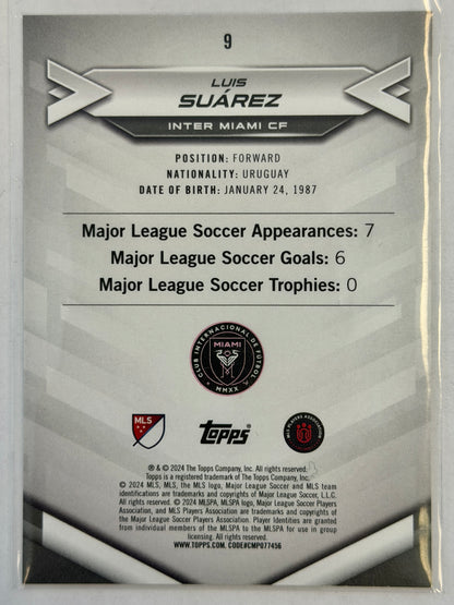 Luis Suarez Topps MLS Superstars #9 2024