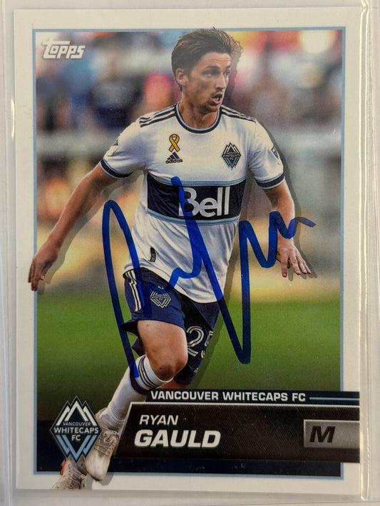 Ryan Gauld Topps Chrome Speckle Refractor #94 2023 Autographed at Pooni Group
