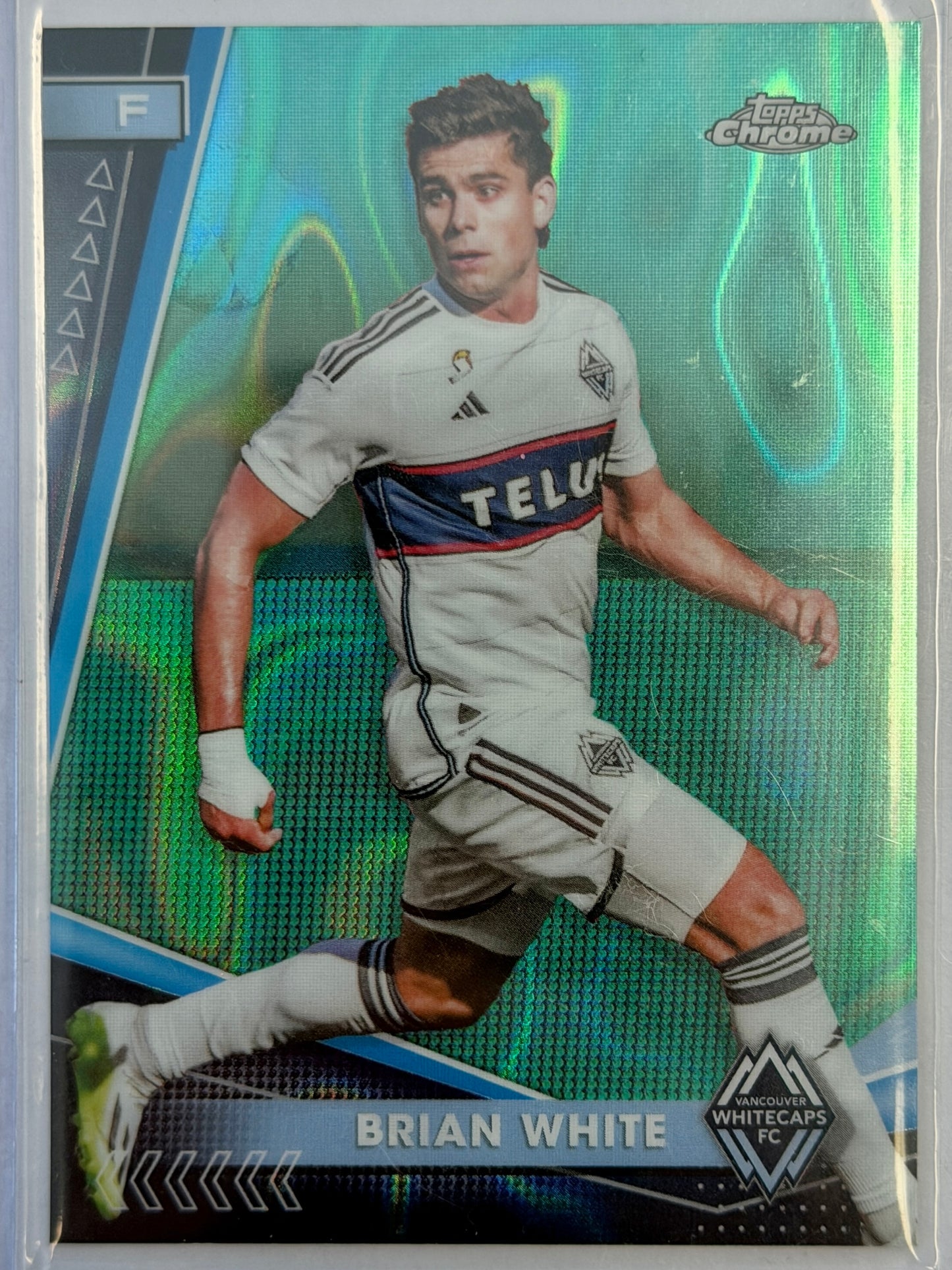 Brian White Topps Chrome Whitecaps FC #198 2024 - TEAL