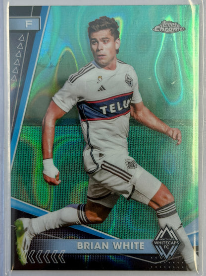 Brian White Topps Chrome Whitecaps FC #198 2024 - TEAL