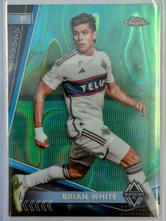 Brian White Topps Chrome Whitecaps FC #198 2024 - TEAL