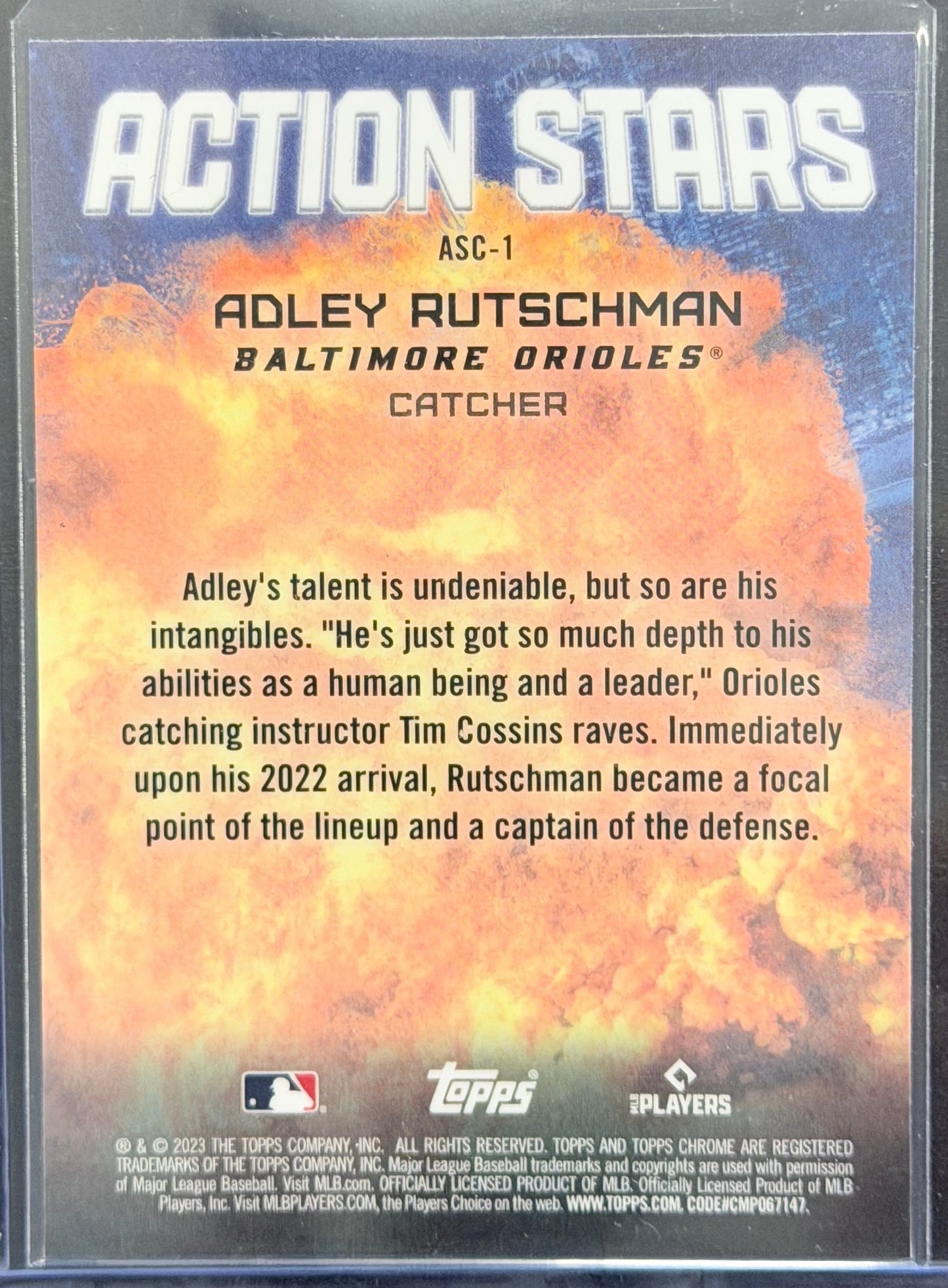 Adley Rutschman 2023 Card #ASC-1