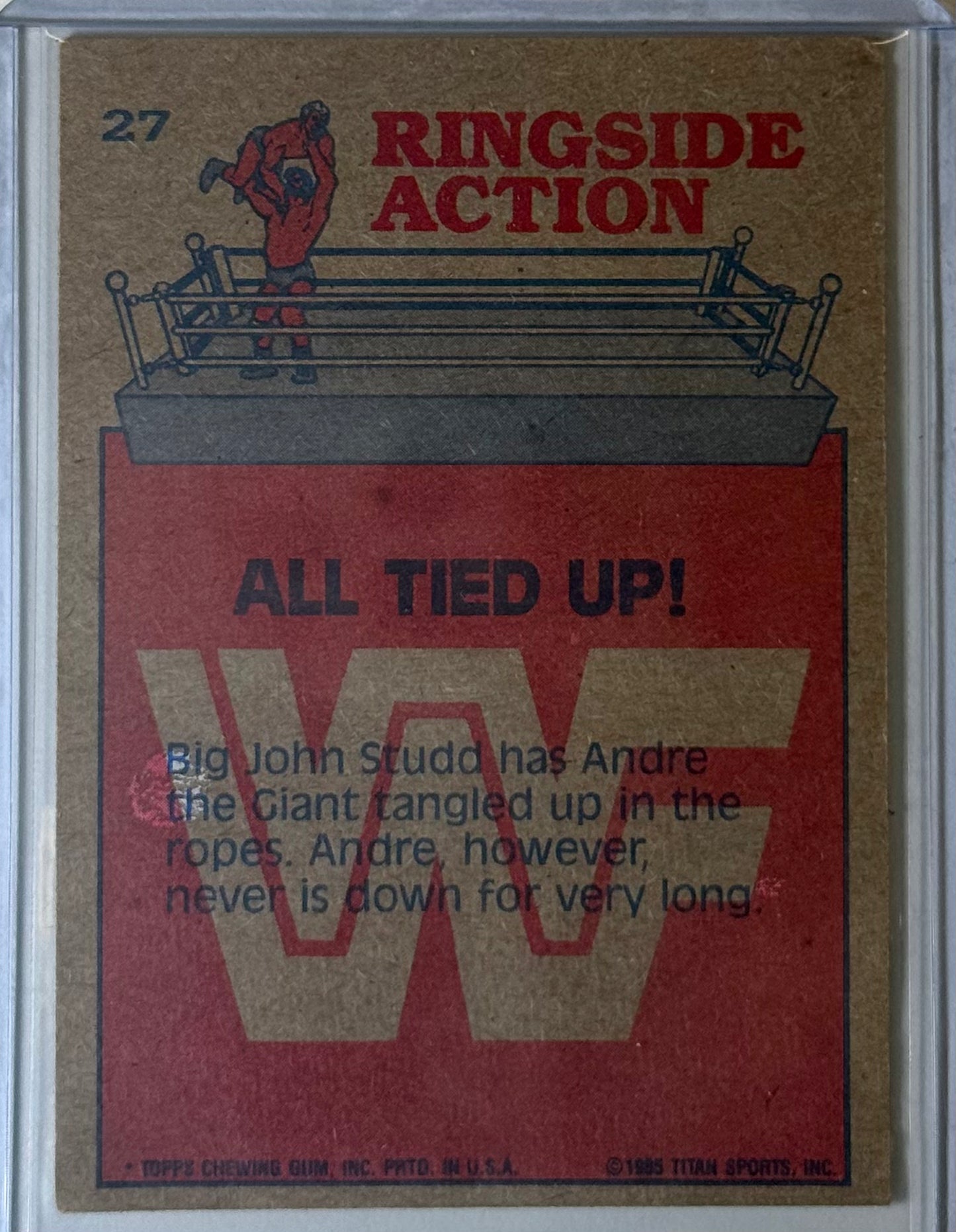 Andre the Giant All Tied Up! Ringside Action #27 1985