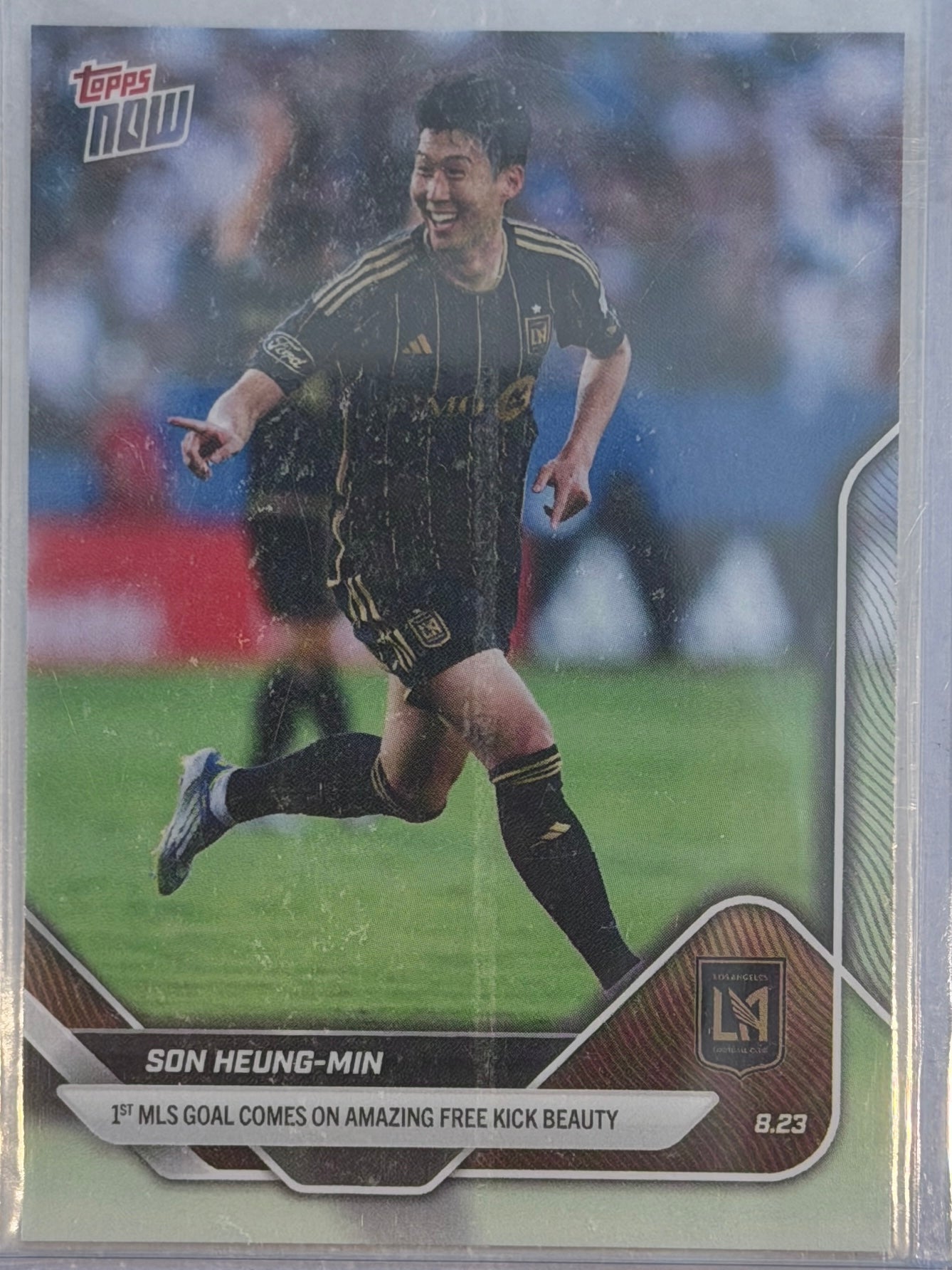 Son Heung-Min Topps Now 2025 #80 1st MLS Goal LAFC