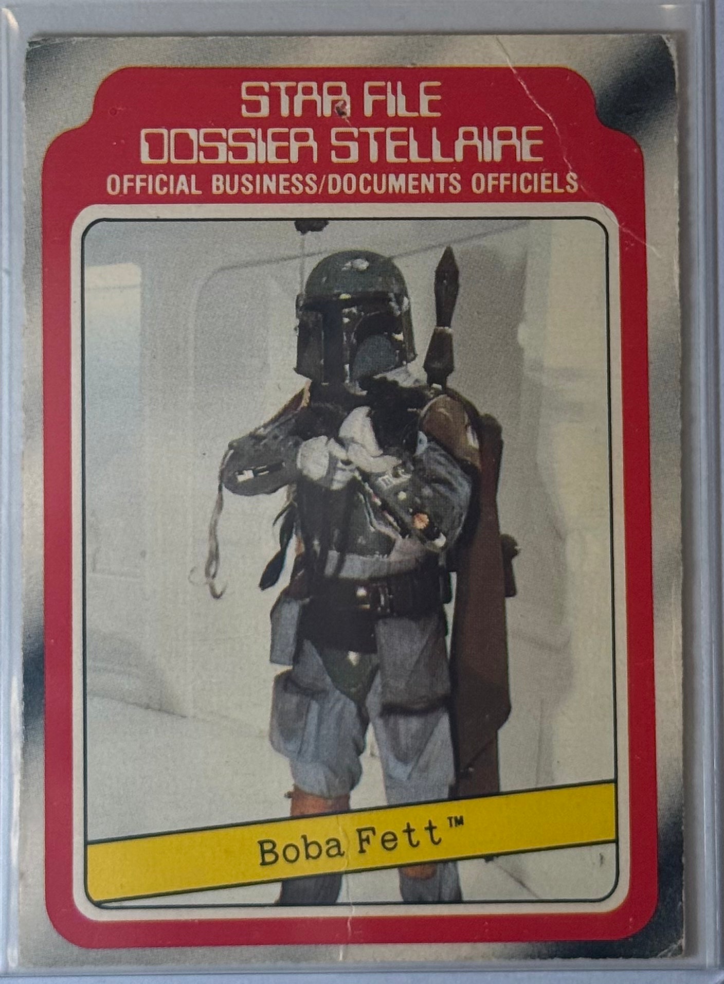 Boba Fett Empire Strikes Back Official Data #11 1980