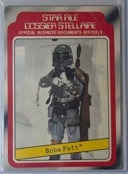 Boba Fett Empire Strikes Back Official Data #11 1980