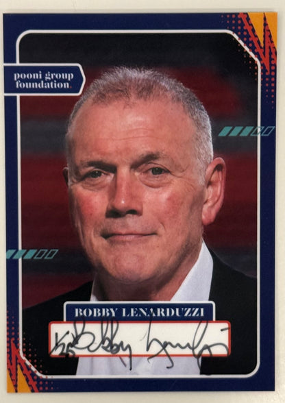 Autographed Bobby Lenarduzzi Rookies and Legends Card 1-25