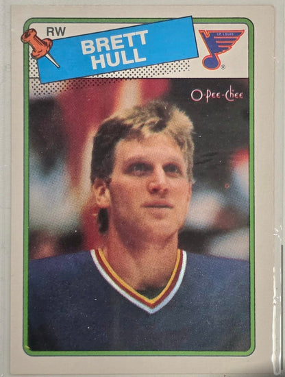 Brett Hull O-Pee-Chee Rookie Raw  #66 1988