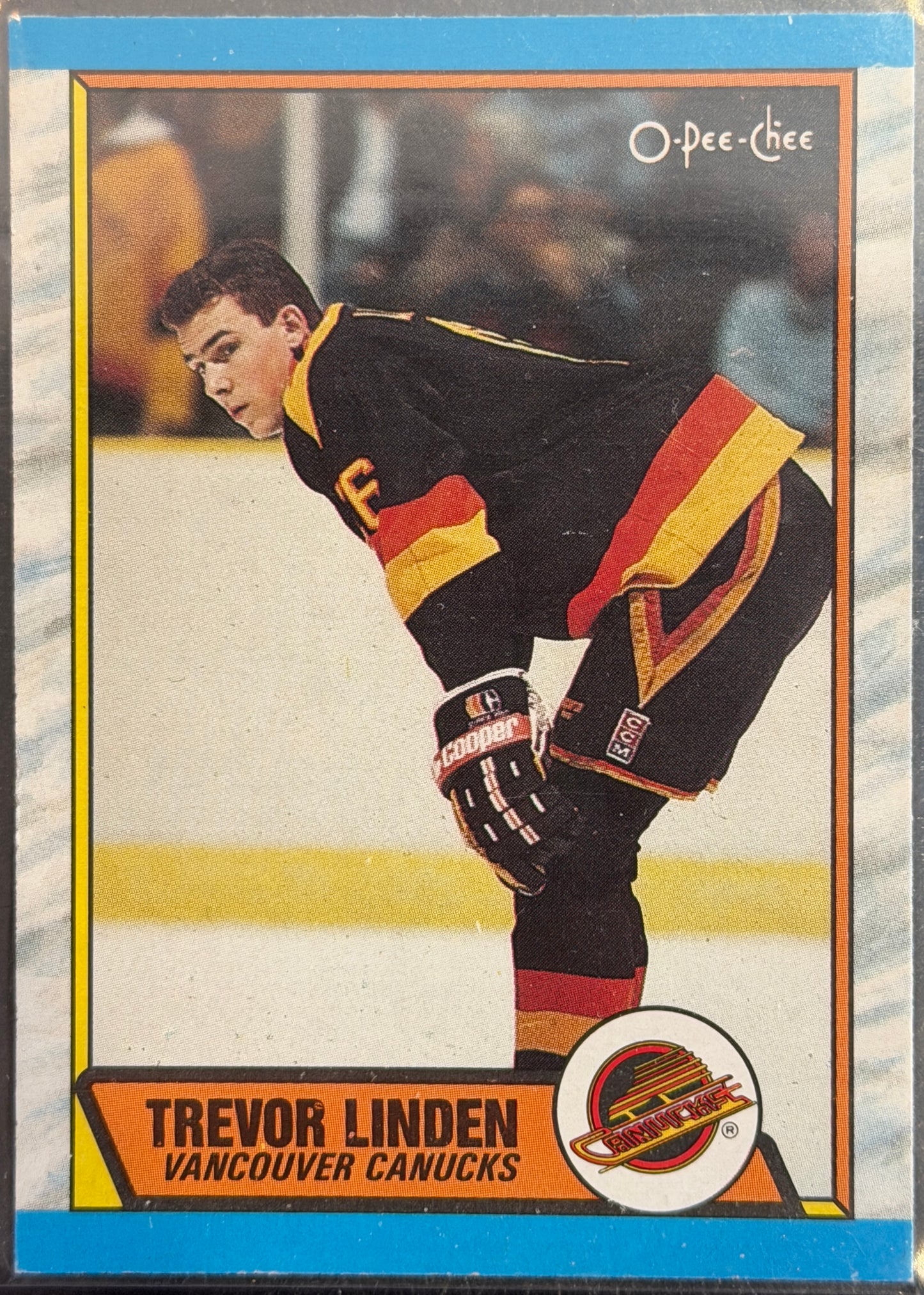 1989 O-Pee-Chee Trevor Linden Vancouver Canucks Rookie RC #89