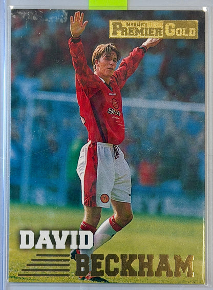 David Beckham Merlin Premier Gold Foil #092-161 1996-1997
