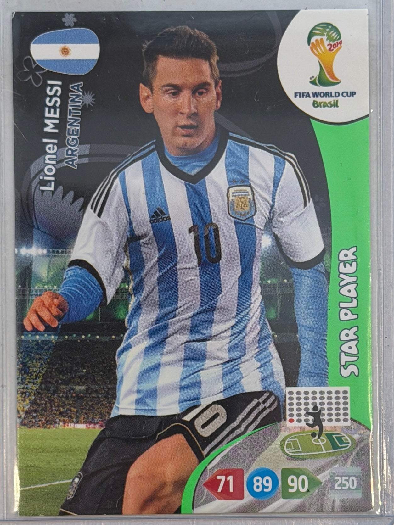Lionel Messi 2014 Panini Adrenalyn XL FIFA World Cup 2014  - Star Player