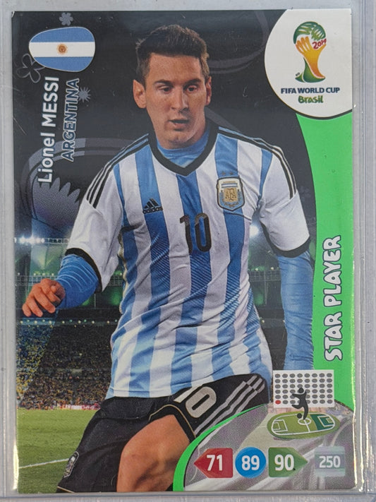 Lionel Messi 2014 Panini Adrenalyn XL FIFA World Cup 2014  - Star Player