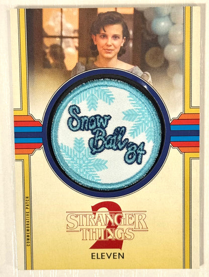 2019 Topps Stranger Things 2 #CP-11S Eleven Snow Ball '84 Patch