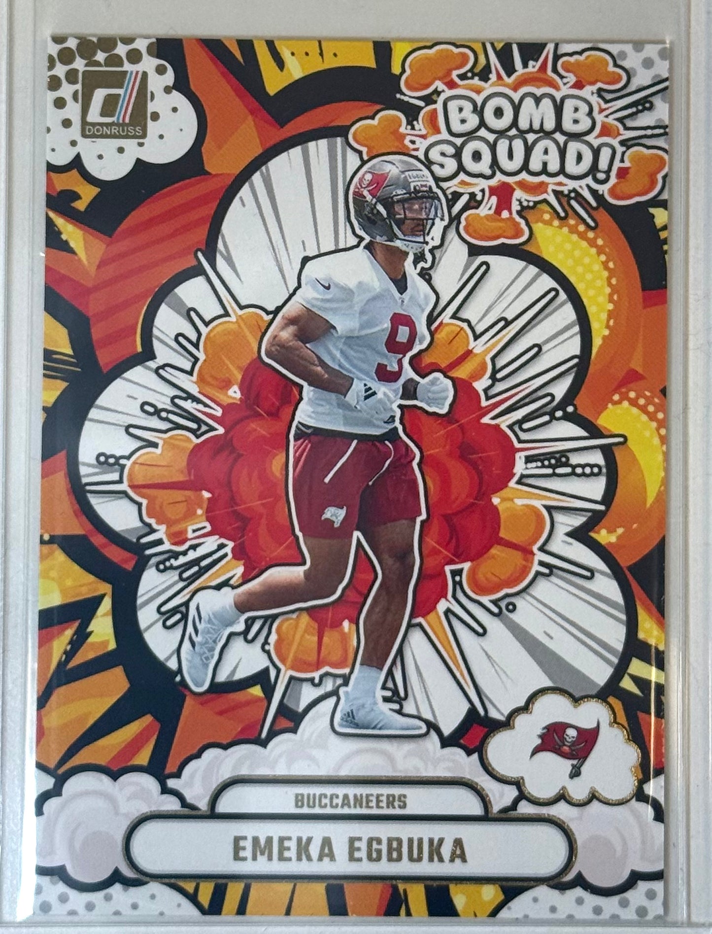Emeka Egbuka Donruss Bomb Squad Rookie BBS-EEA 2025