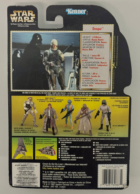Kenner 1997 Star Wars The Power of the Force Dengar with Rifle Figure - New