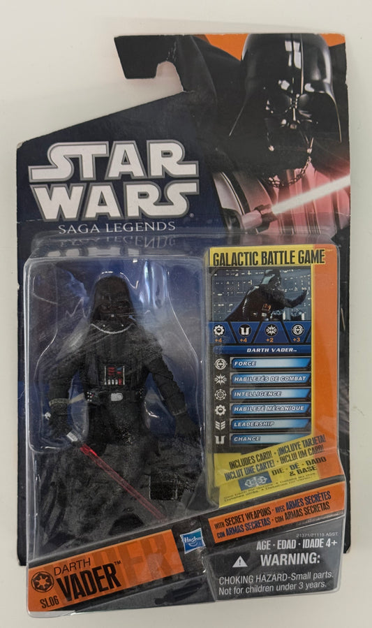 Hasbro 2010 Star Wars Saga Legends Darth Vader Figure SL06 - New