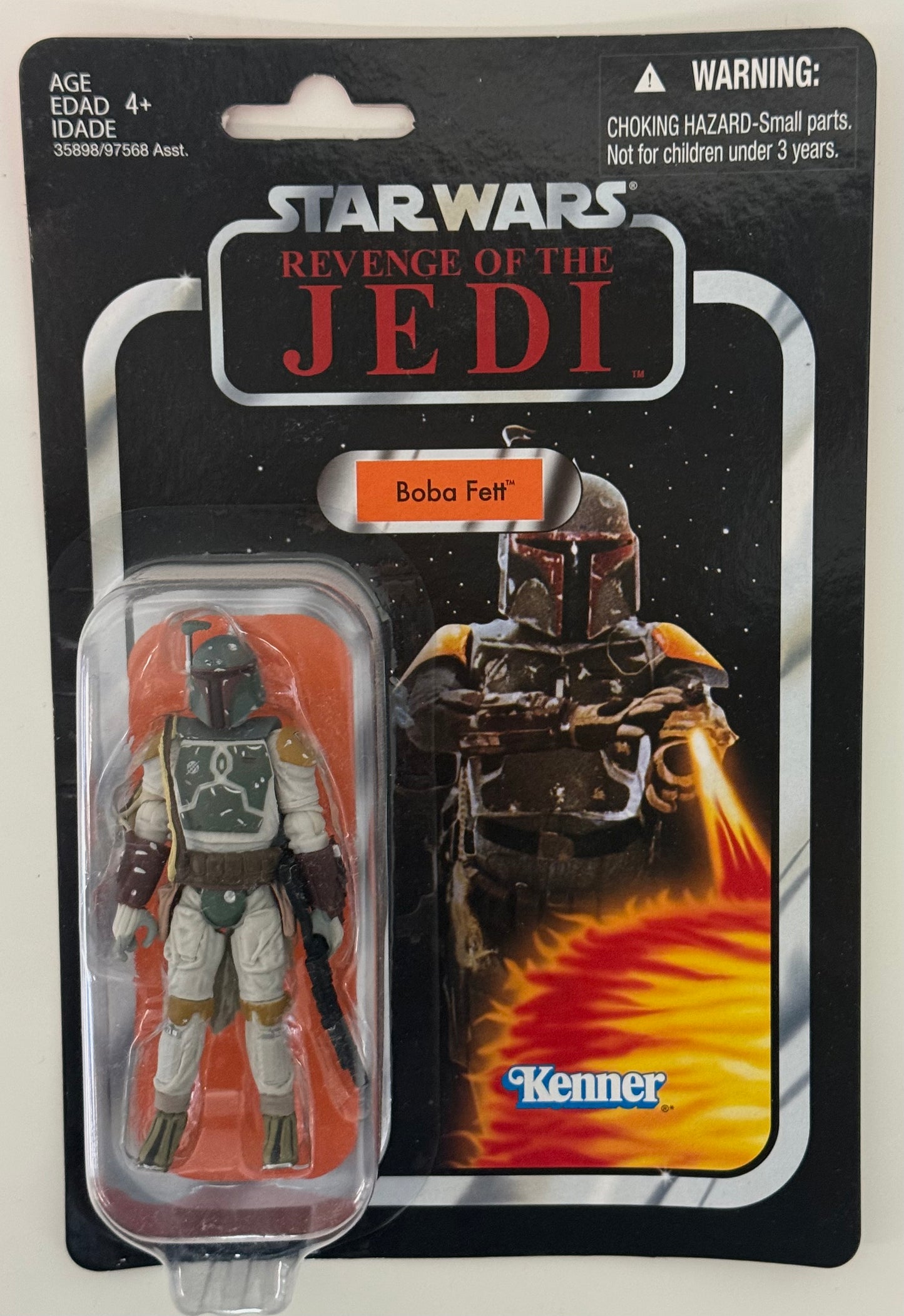 Hasbro 2010 Star Wars Vintage Collection ROTS Boba Fett VC09 Figure - New