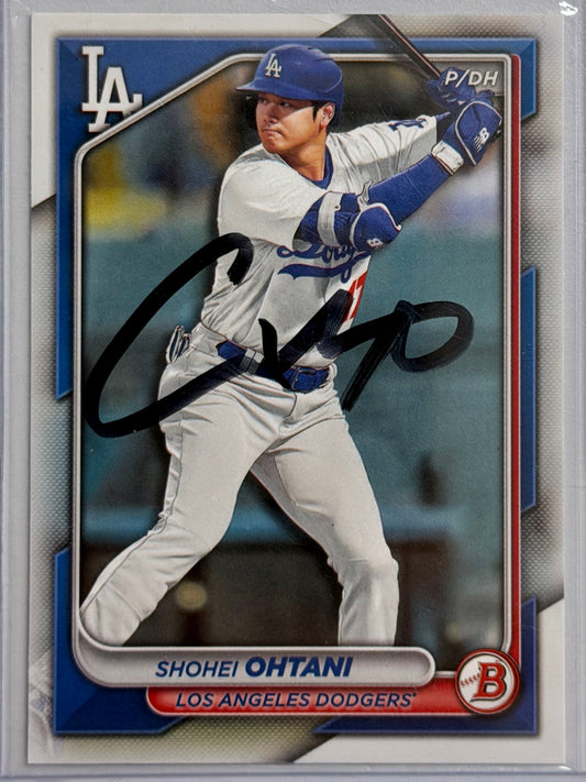 Shohei Ohtani Topps #3 2024 Autographed